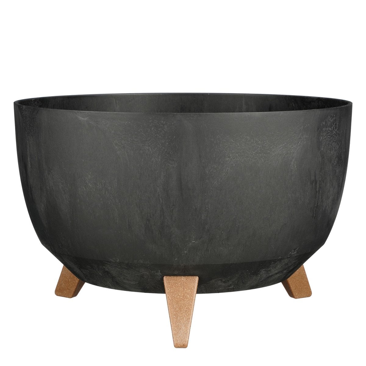 Plantenbak buiten Doppio Zwart Mica Decorations