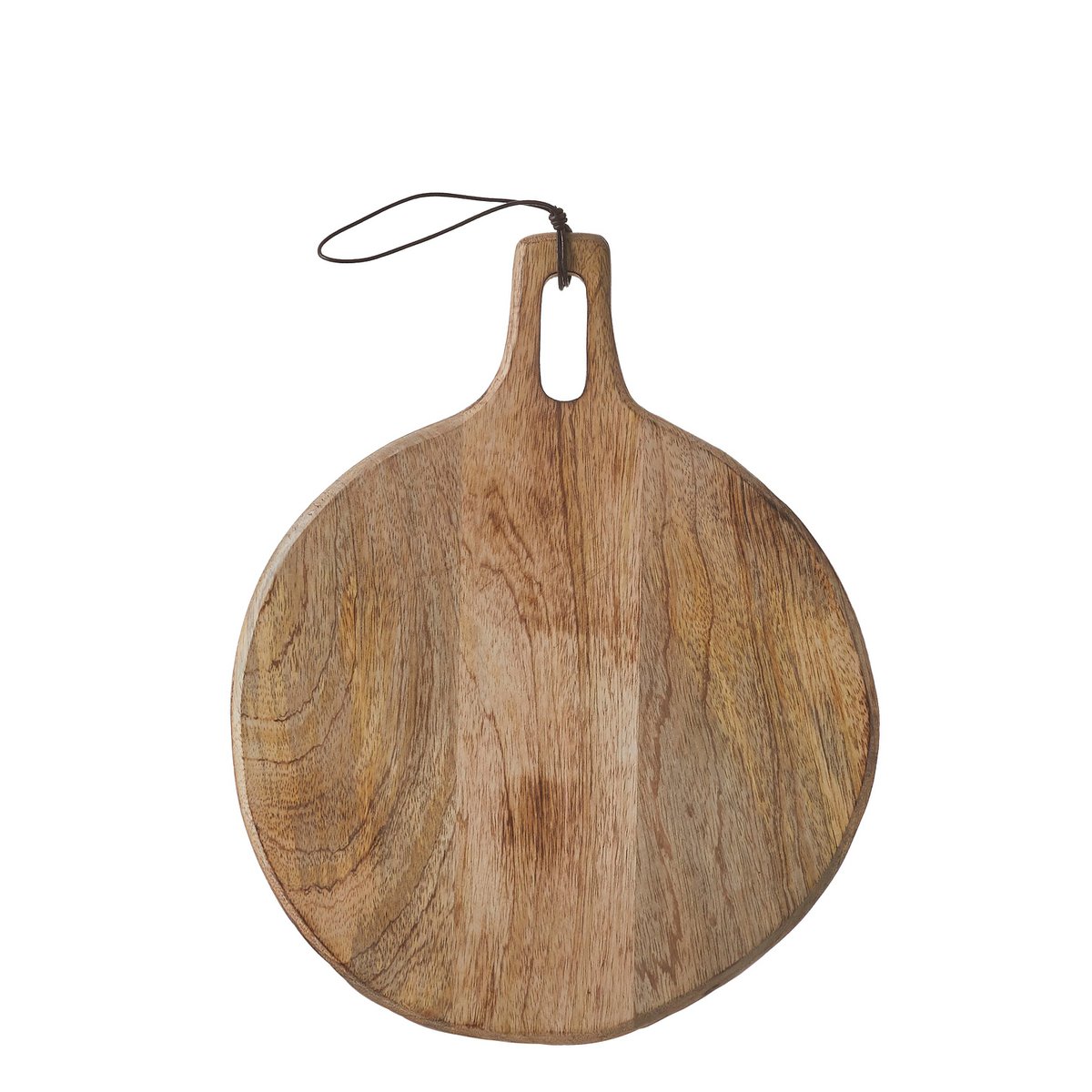Duko Serveerplank - Ø28 cm - 100% FSC Mangohout - Bruin Mica Decorations