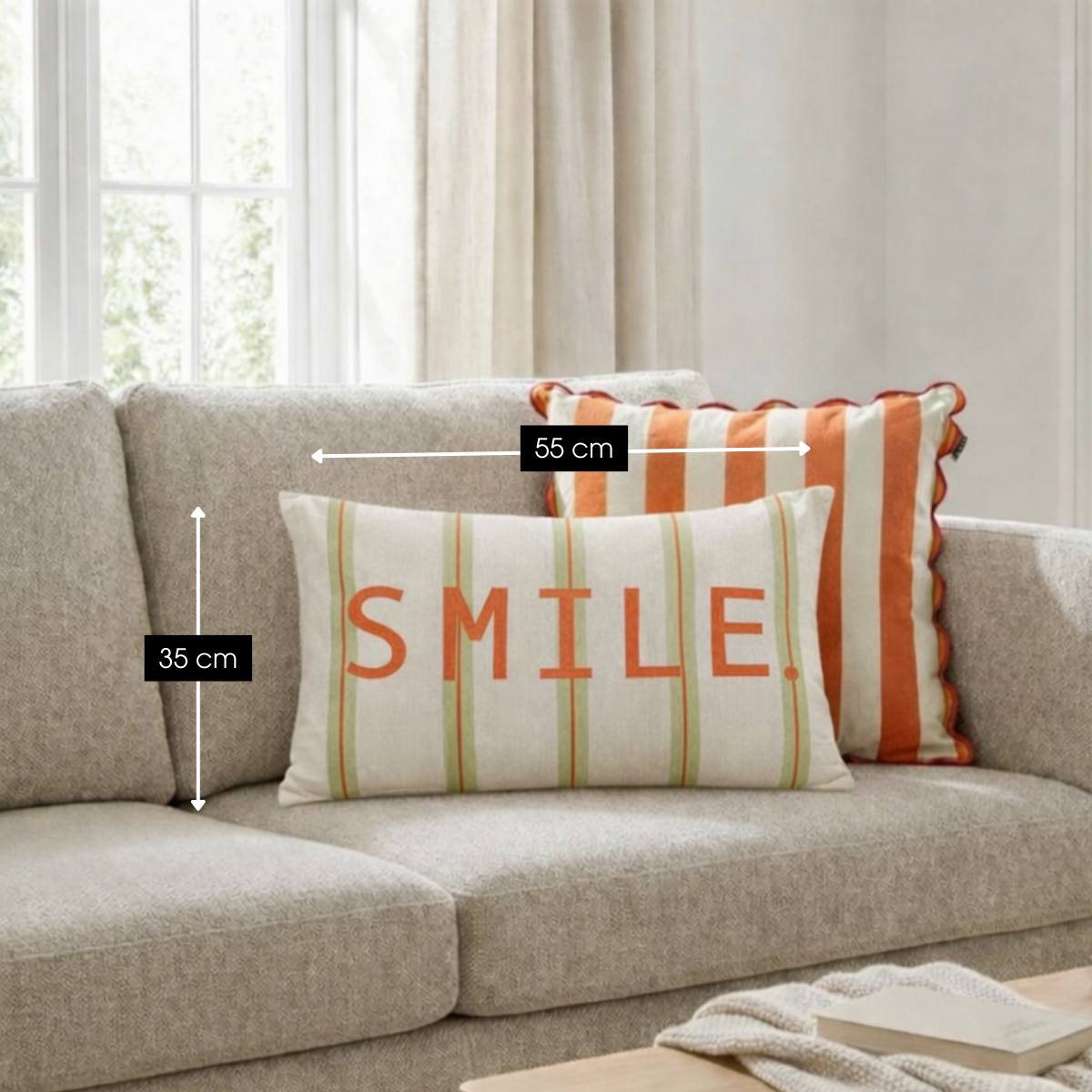 Sierkussen  Groen Mica Decorations