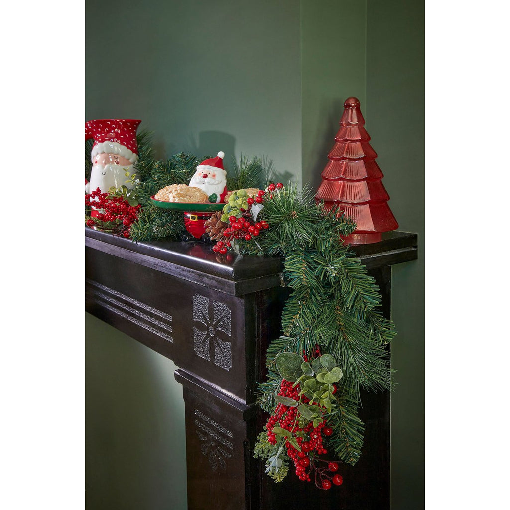 Kerst guirlande Harvey Rood Mica Decorations