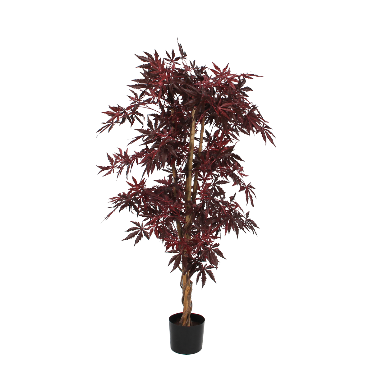 Esdoorn Kunstplant - H140 x Ø80 cm - rood Mica Decorations