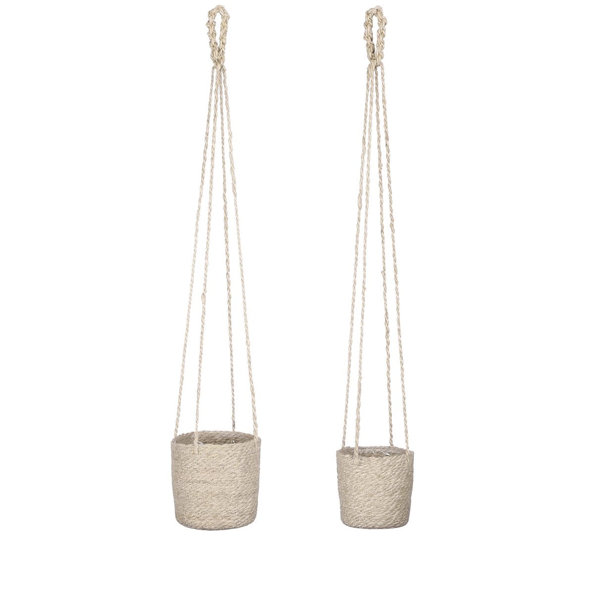 Plantenmand set Atlantic Crème Mica Decorations