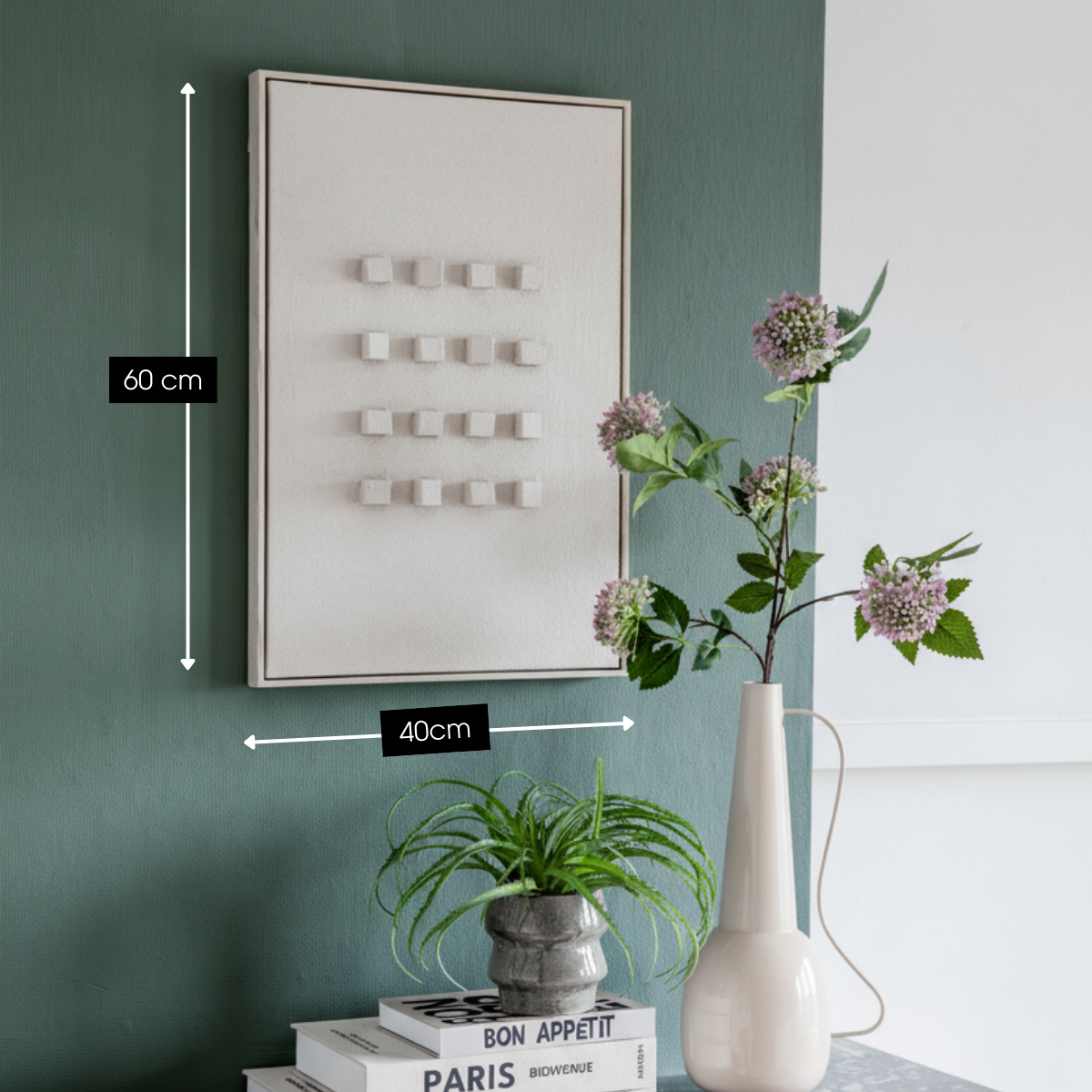 Wanddecoratie  Gebroken wit Mica Decorations