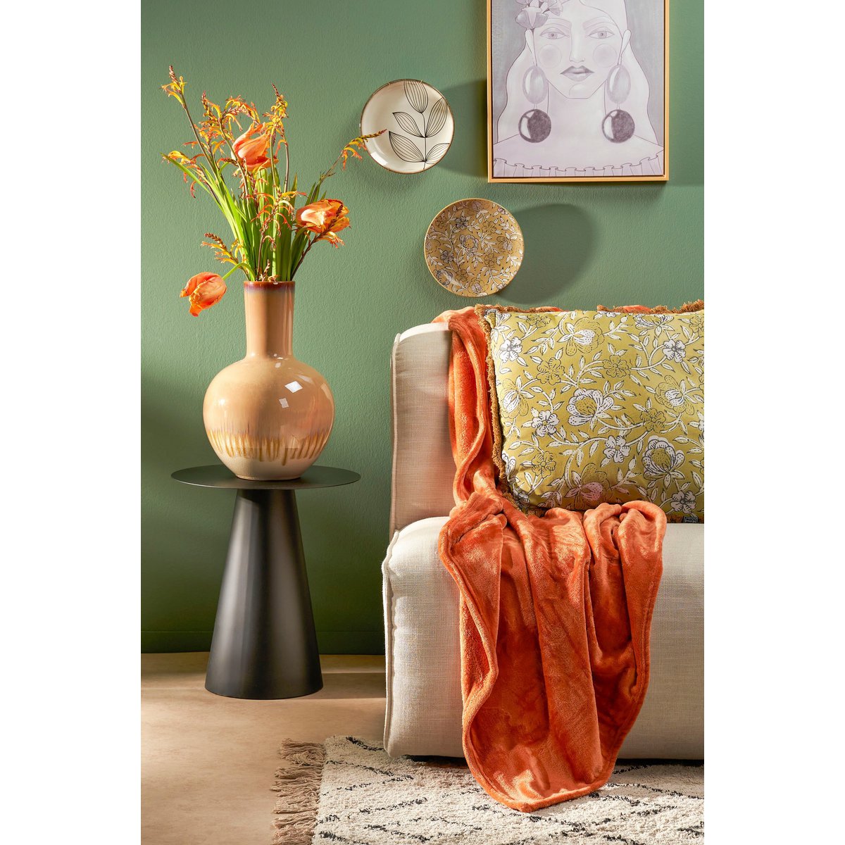 Plaid Mica Terra Mica Decorations