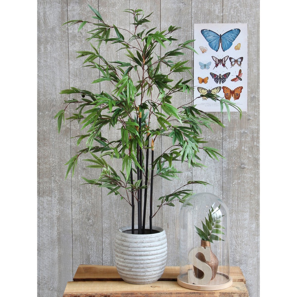 Kunstplant  Groen Mica Decorations