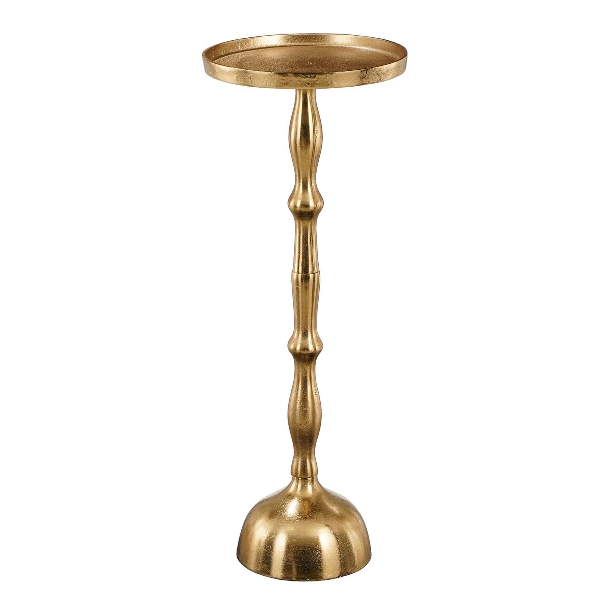 Duco Bijzettafel - H66 x Ø25 cm - Gerecycled Aluminium - Goud