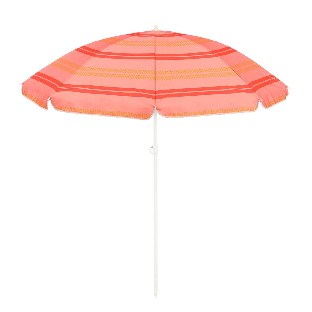 Stripe Strandparasol - H180 x Ø160 cm - Lichtroze