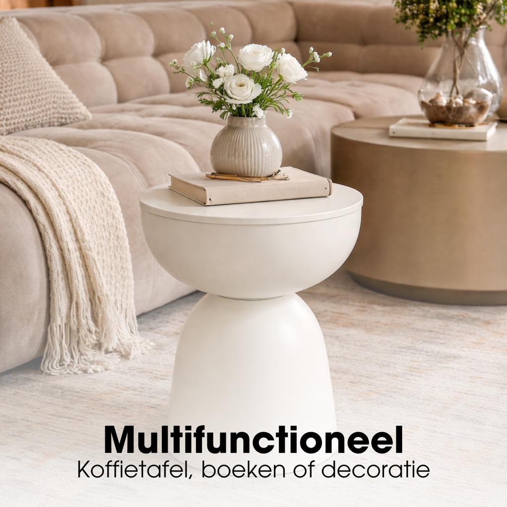 Bijzettafel Elliott Gebroken wit Mica Decorations