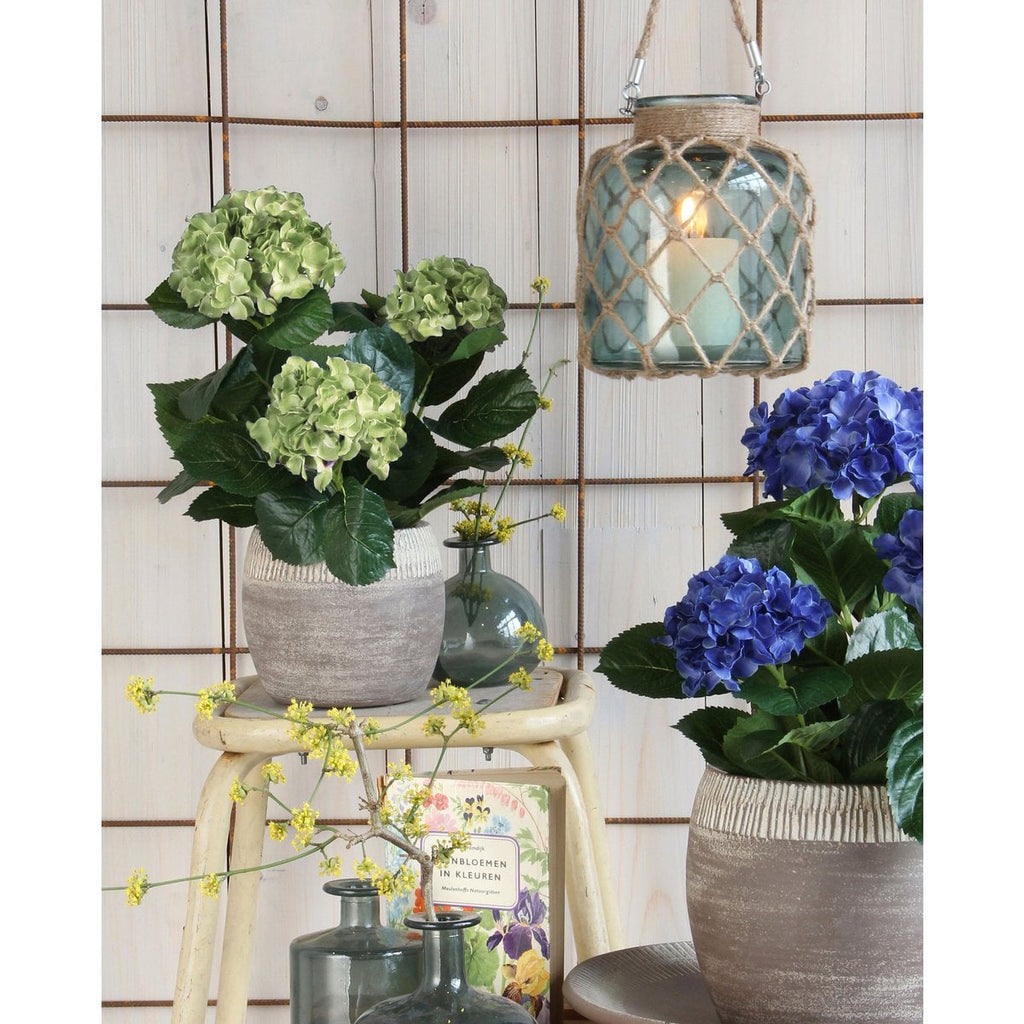 Kunstplant Hydrangea Crème Mica Decorations