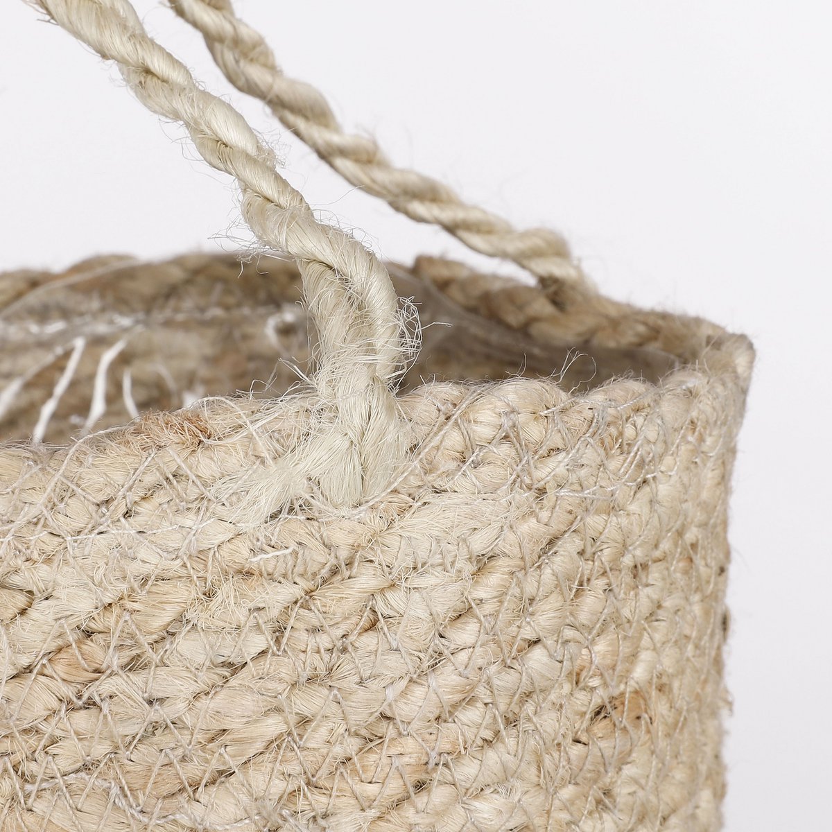 Atlantic Plantenmand - Set van 2 - H16 x Ø16 cm - Crème