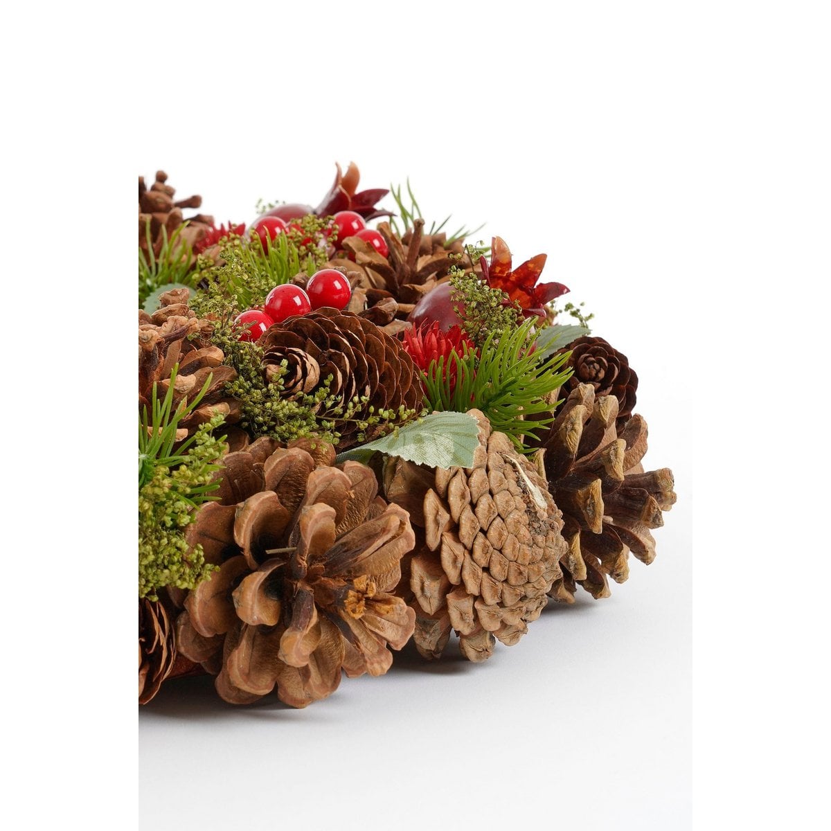 Kerstkrans Landon Bruin Mica Decorations