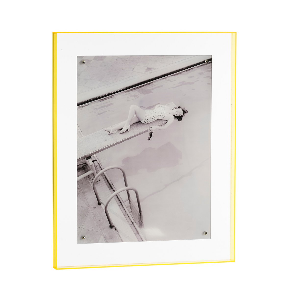 Women Wanddecoratie - L40 x B3 x H50 cm - Acryl - Grijs