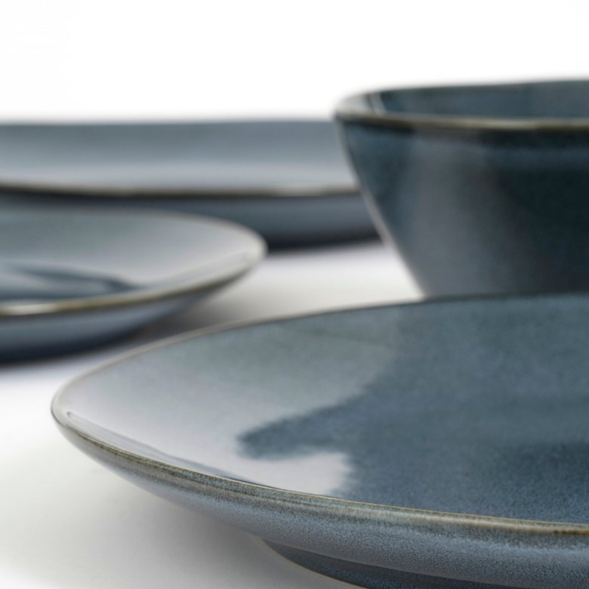 Servies set Racco Antraciet Mica Decorations