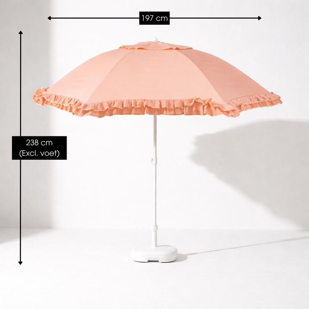 Parasol  Perzik Mica Decorations