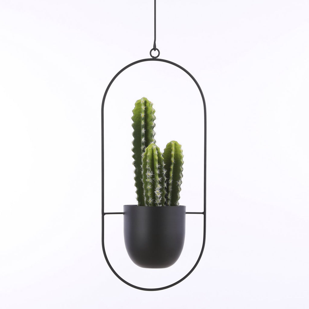 Dexter Hangpot - L24 x B14 x H83 cm - Zwart Mica Decorations