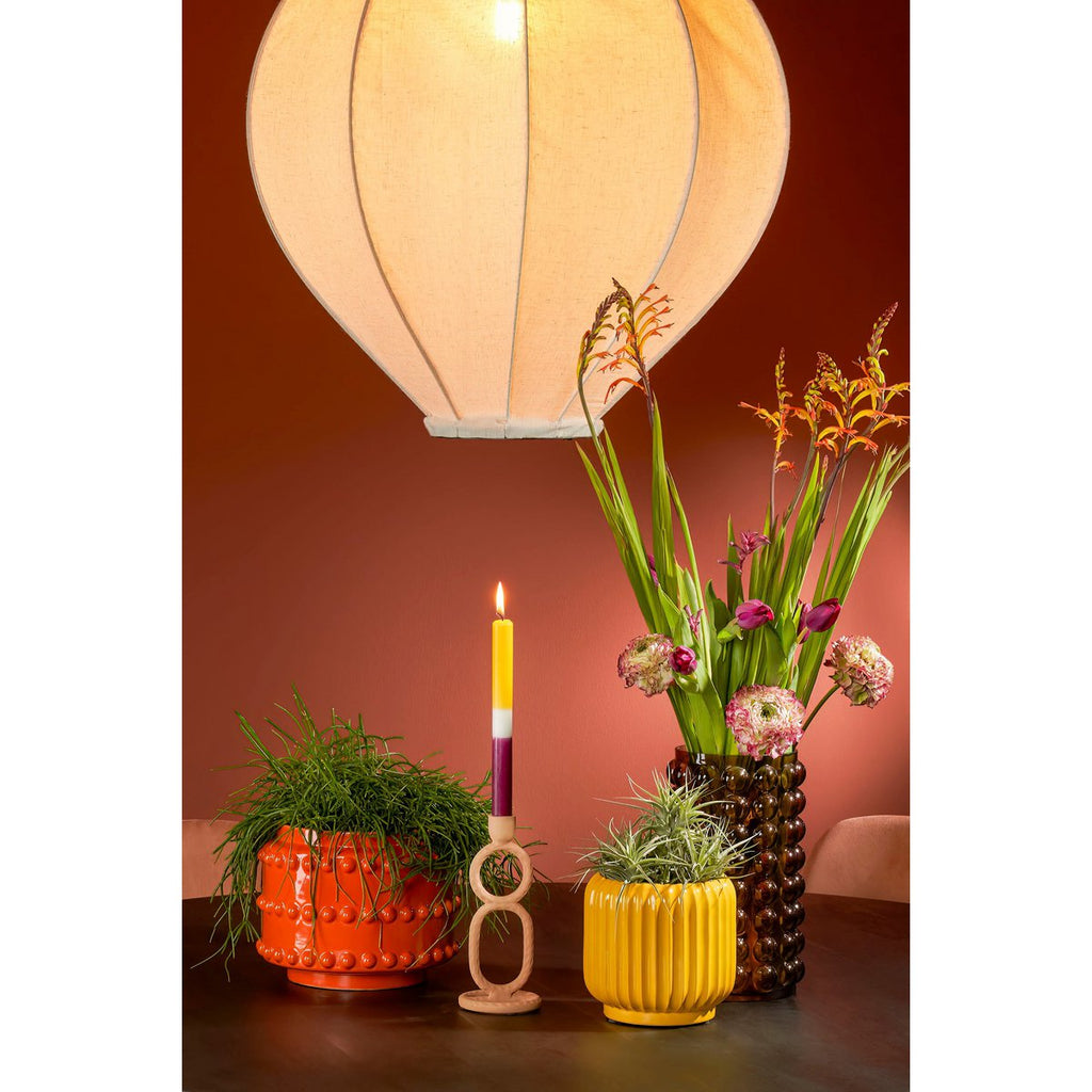 Dinerkaars Dip-dye Geel Mica Decorations