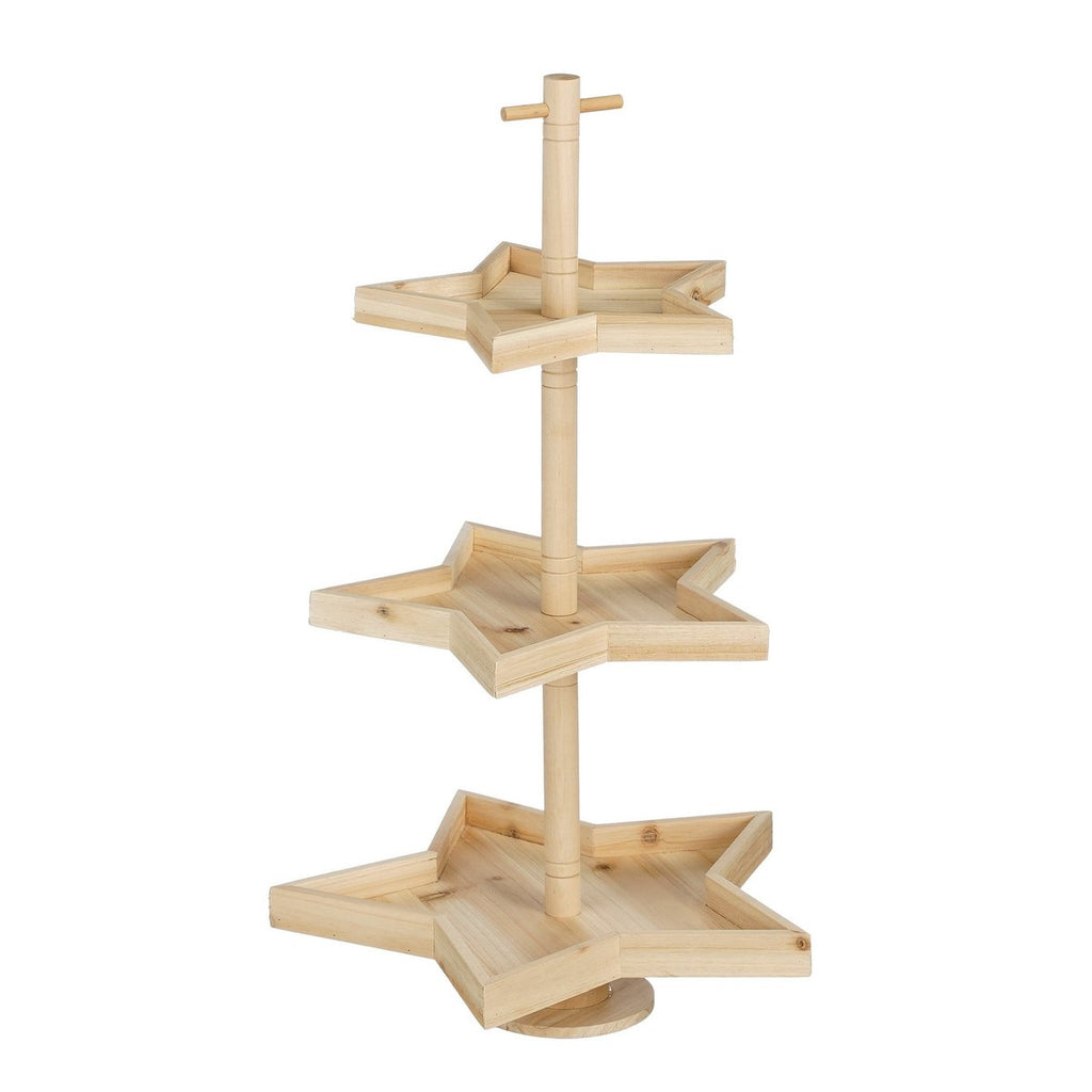 Kerst etagère  Bruin Mica Decorations