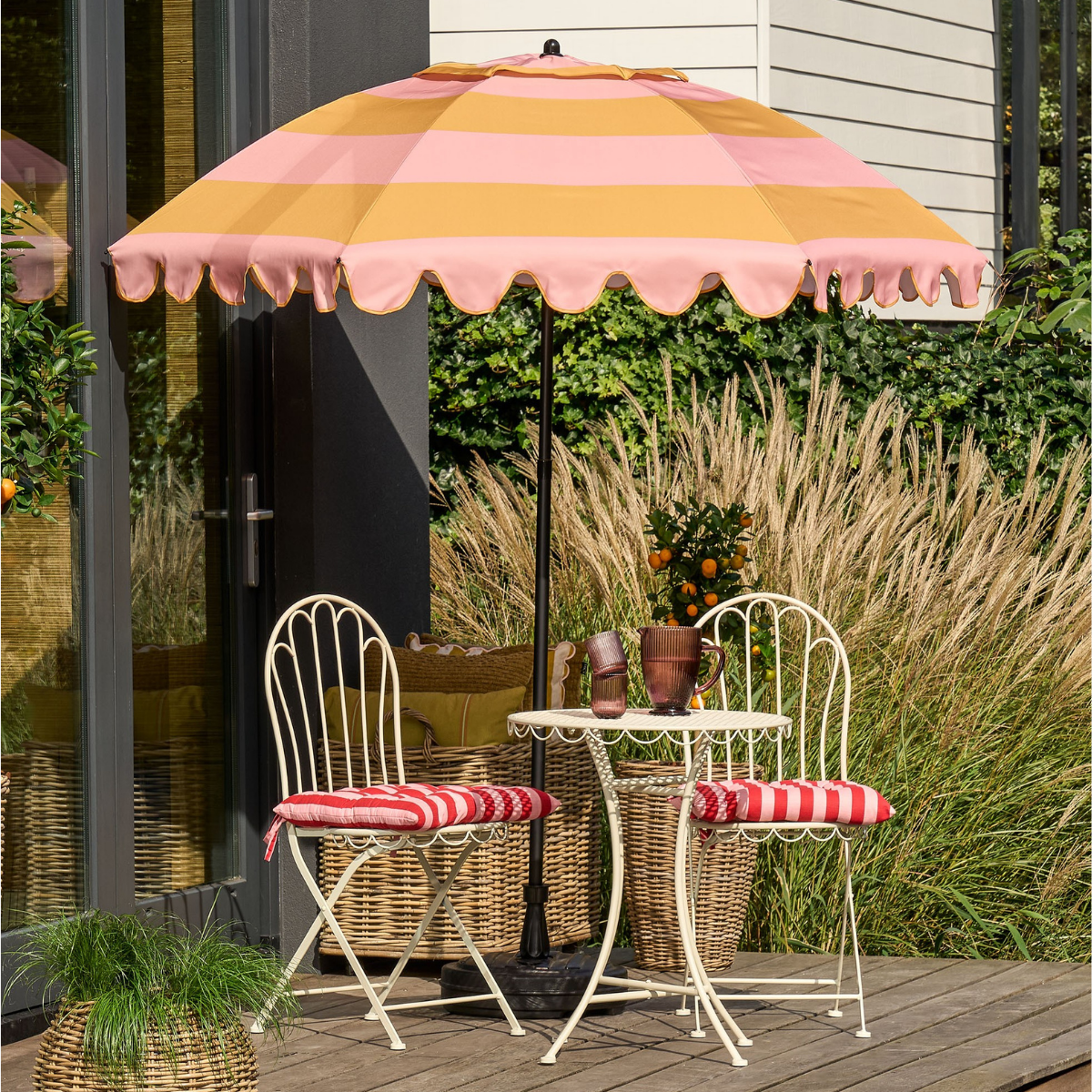 Parasol  Geel Mica Decorations