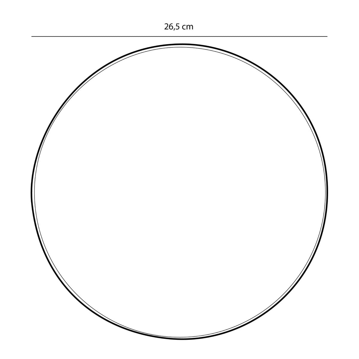 Dinerbord Tabo Zwart Mica Decorations