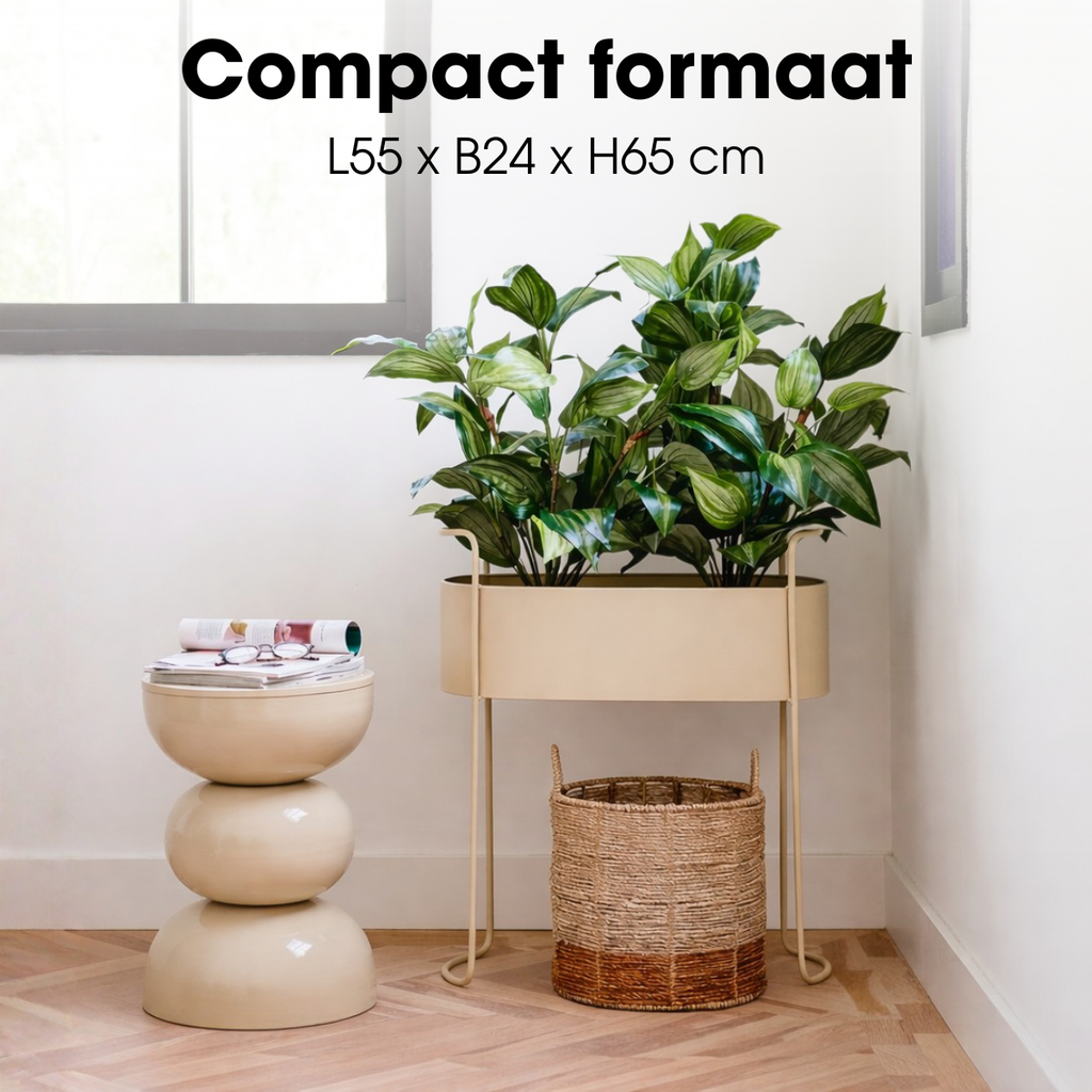 Bloempot binnen Moritz Beige Mica Decorations