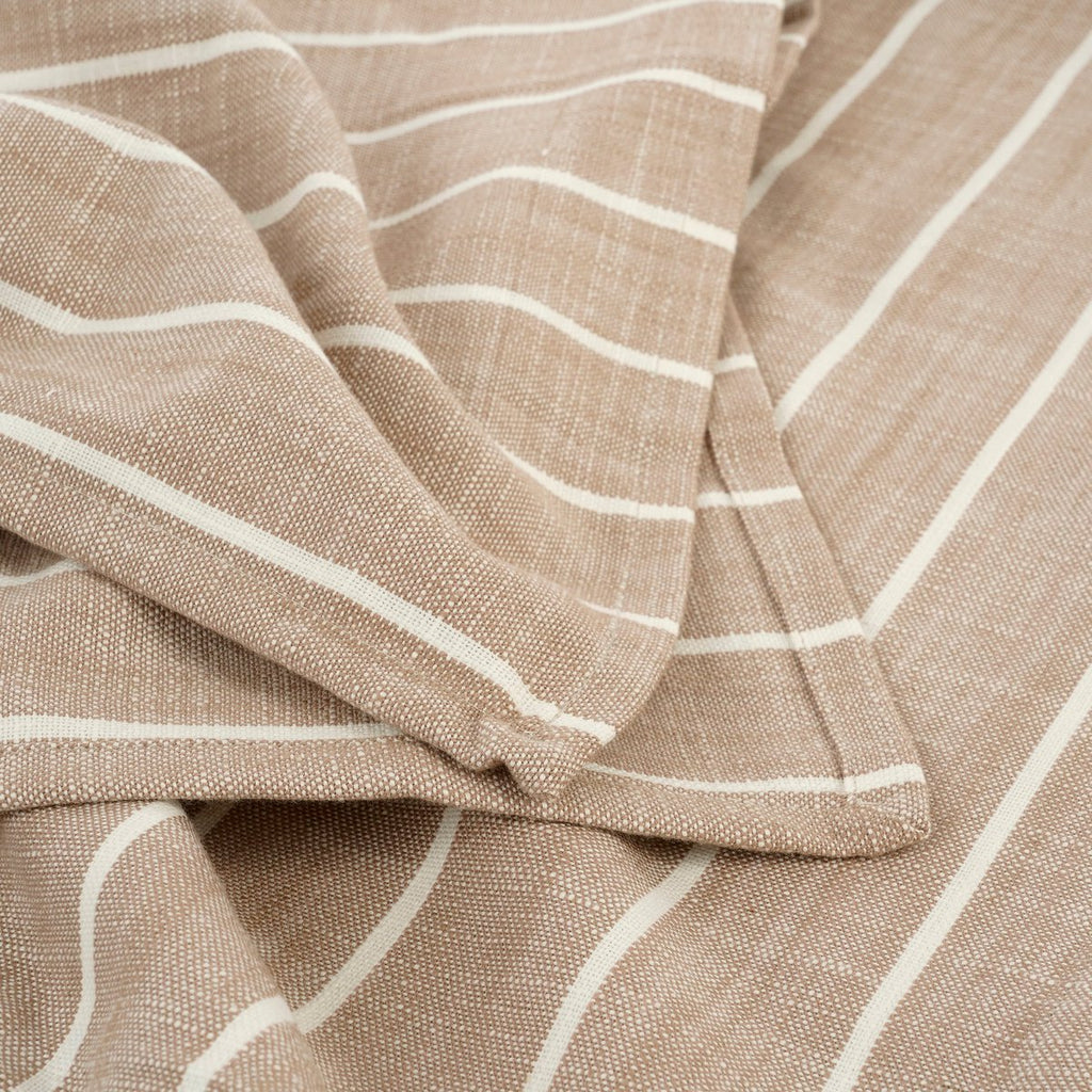 Alivo Tafelkleed - L250 x B140 cm - Organisch Katoen - Beige, Wit