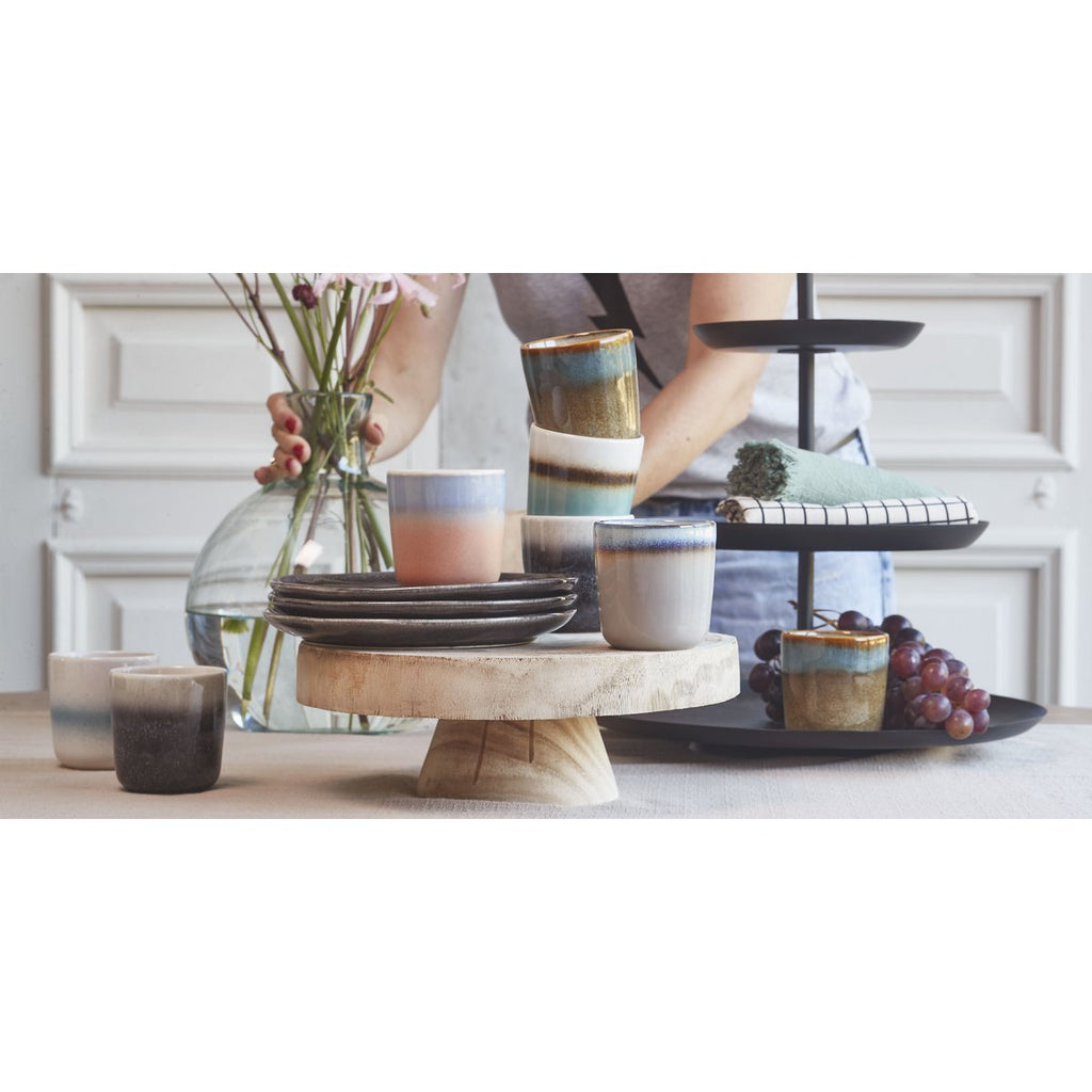 Pia Plantenstandaard - H11 x Ø30 cm - Hout - Lichtbruin Mica Decorations