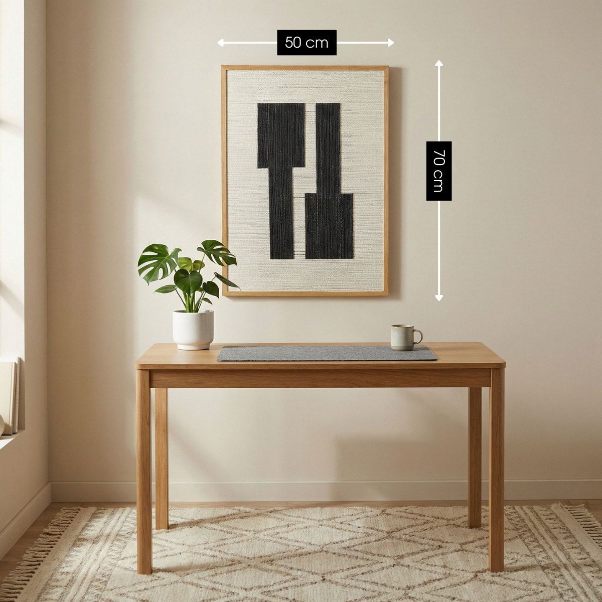 Wanddecoratie  Zwart Mica Decorations