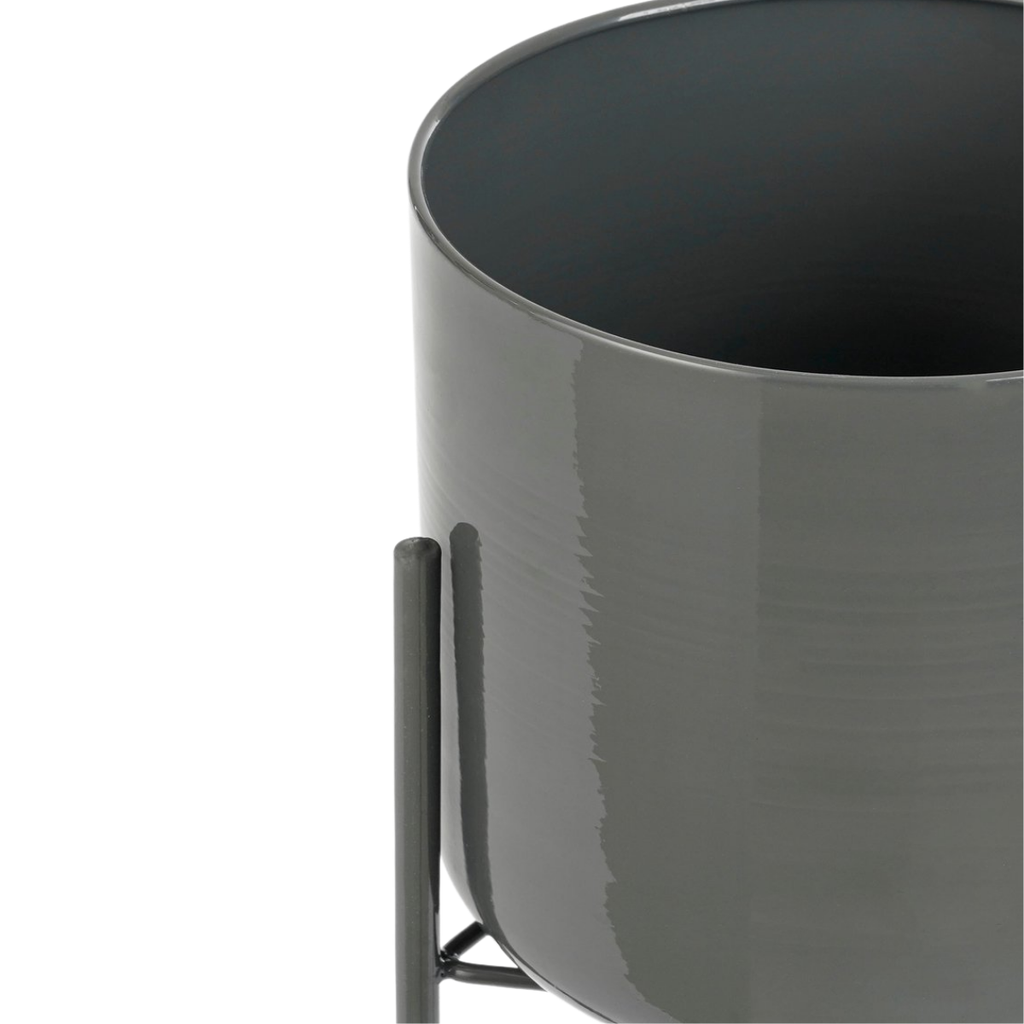 Bloempot binnen Colyn Zwart Mica Decorations