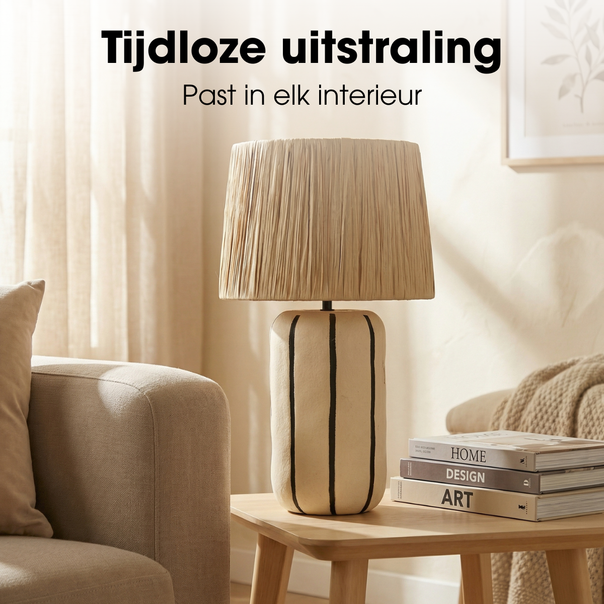 Staande lamp Denton Beige Mica Decorations