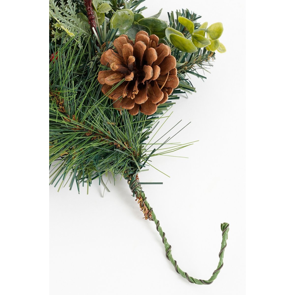 Kerst guirlande Harvey Rood Mica Decorations