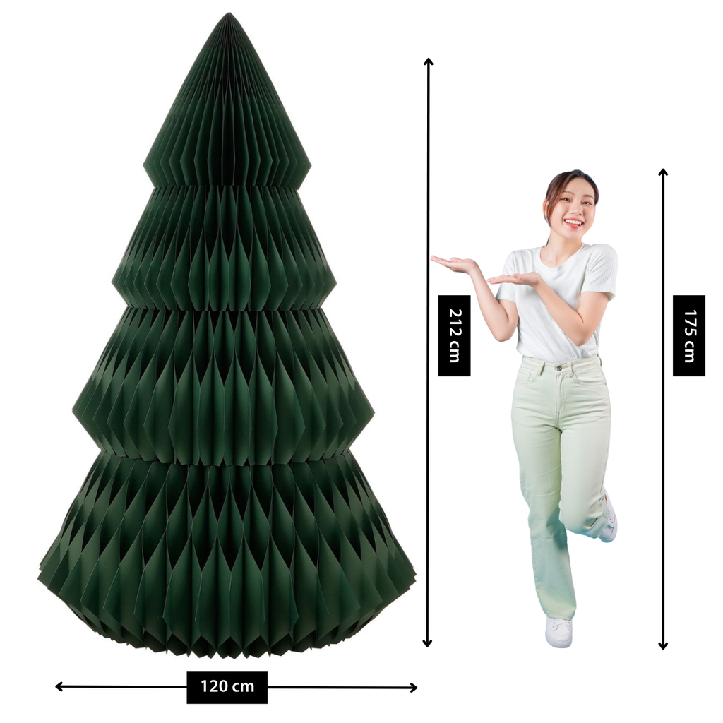 Decoratieve kerstboom  Donkergroen Mica Decorations