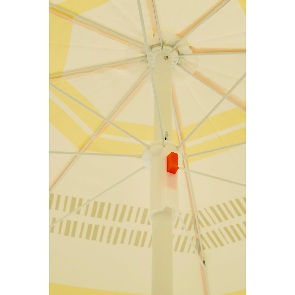 Stripe Strandparasol - H180 x Ø160 cm - Geel