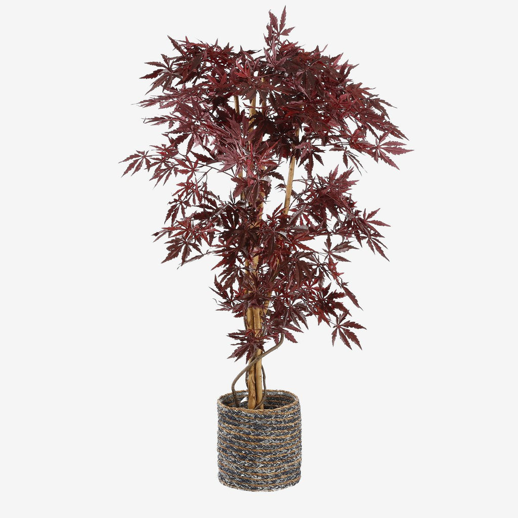 Esdoorn Kunstplant - H140 x Ø80 cm - rood Mica Decorations