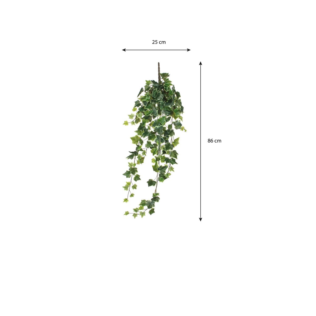 Kunst hangplant Ivy Groen Mica Decorations