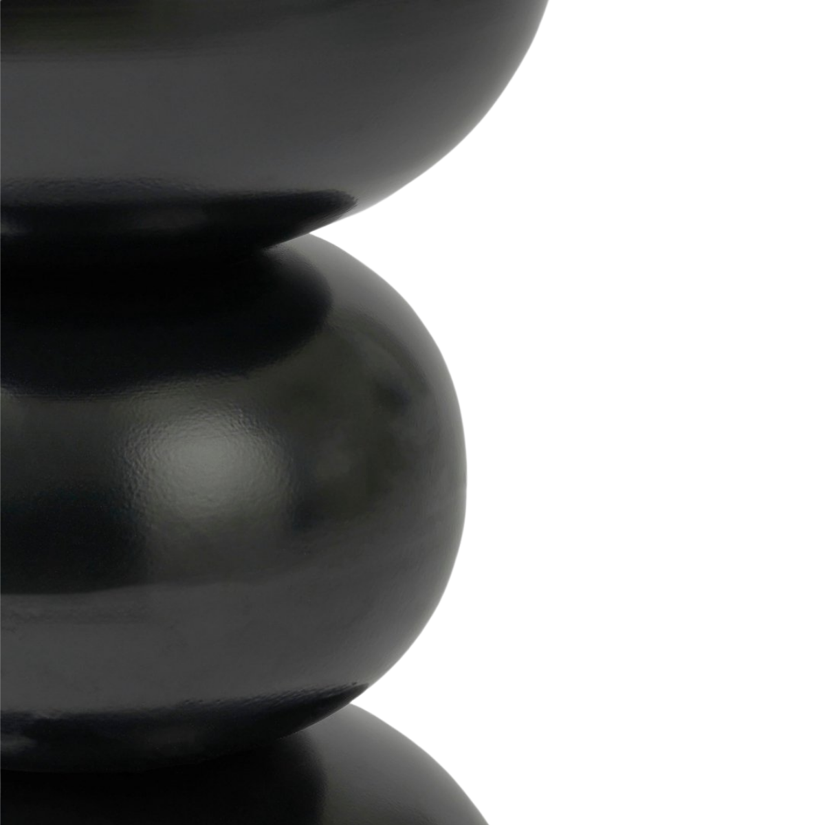 Bijzettafel Luna Zwart Mica Decorations