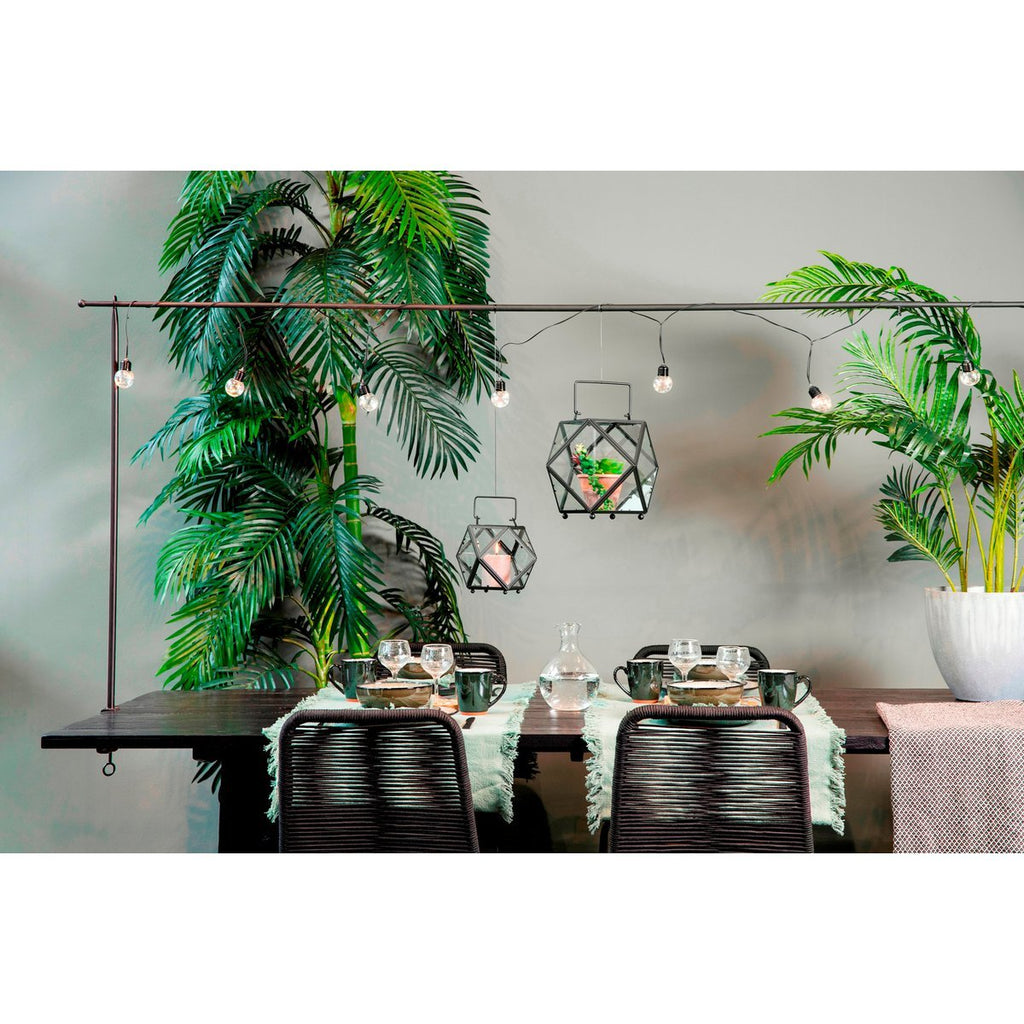 Tafelklem - H110 x L223-250 cm - Metaal - Zwart Mica Decorations