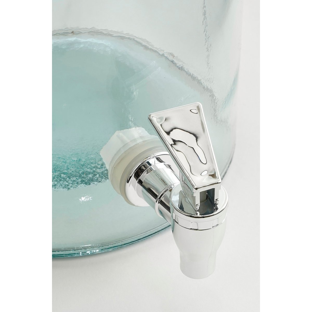 Drankdispenser met Kraantje - 6 liter - Gerecycled glas - Transparant Mica Decorations