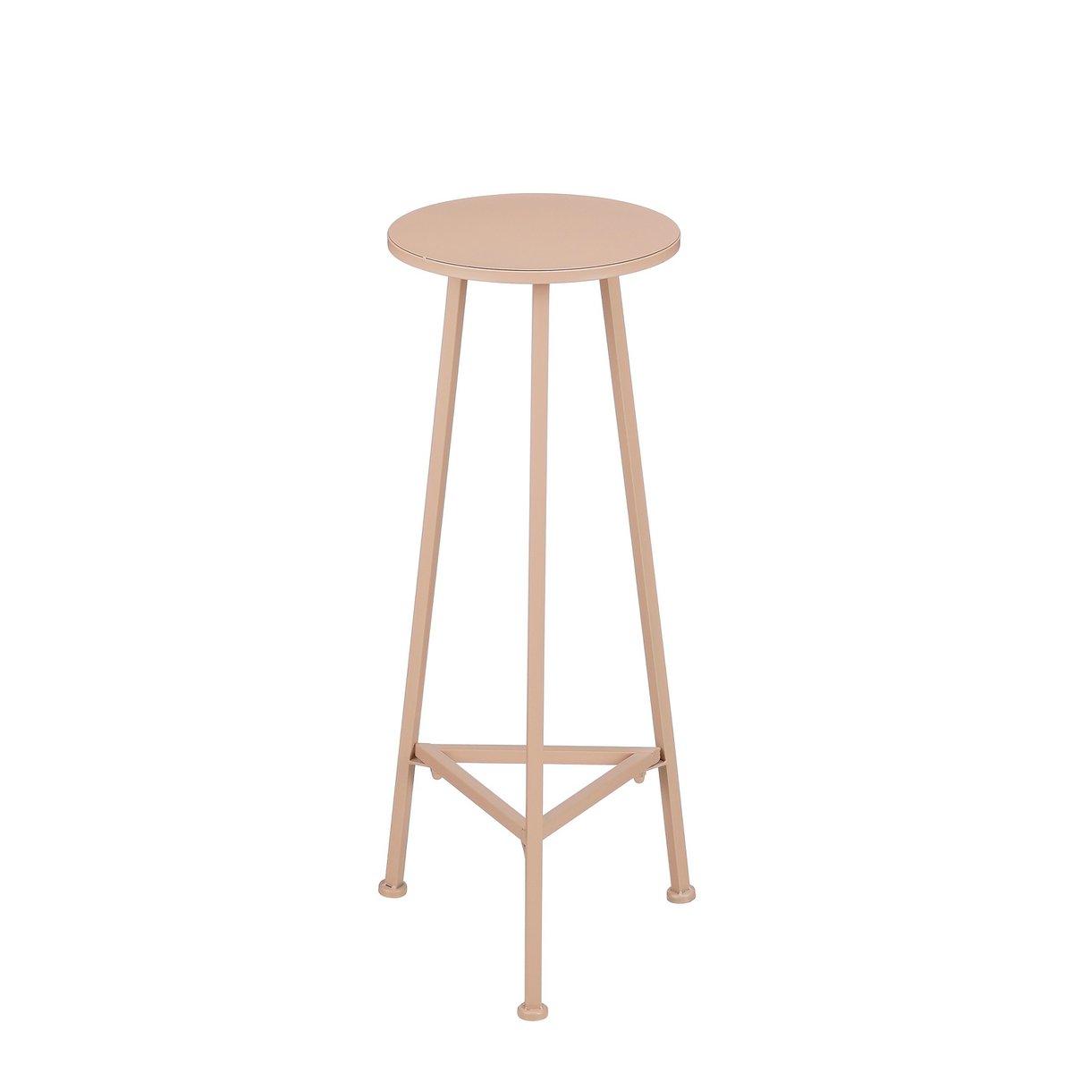 Adine Plantentafel - H80 x Ø30 cm - Metaal - Lichtroze