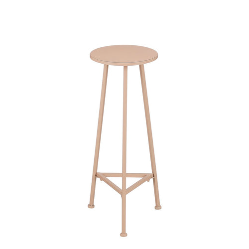 Adine Plantentafel - H80 x Ø30 cm - Metaal - Lichtroze