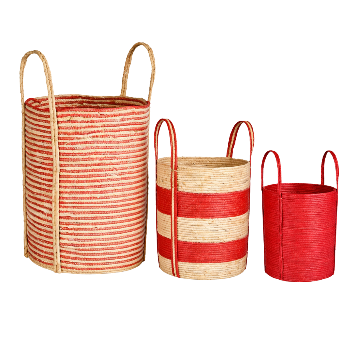 Plantenmandset Rood Mica Decorations