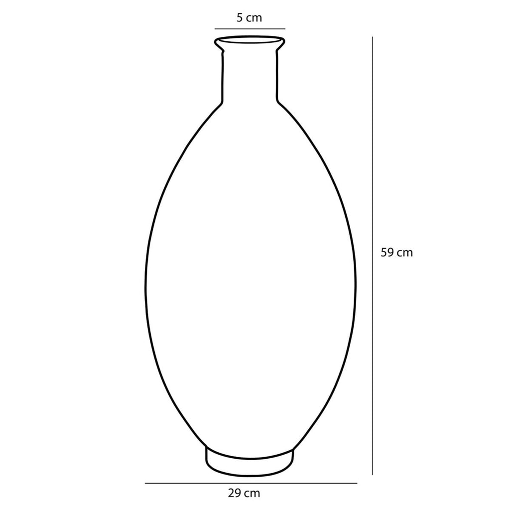 Decoratieve fles Firenza Lichtroze Mica Decorations