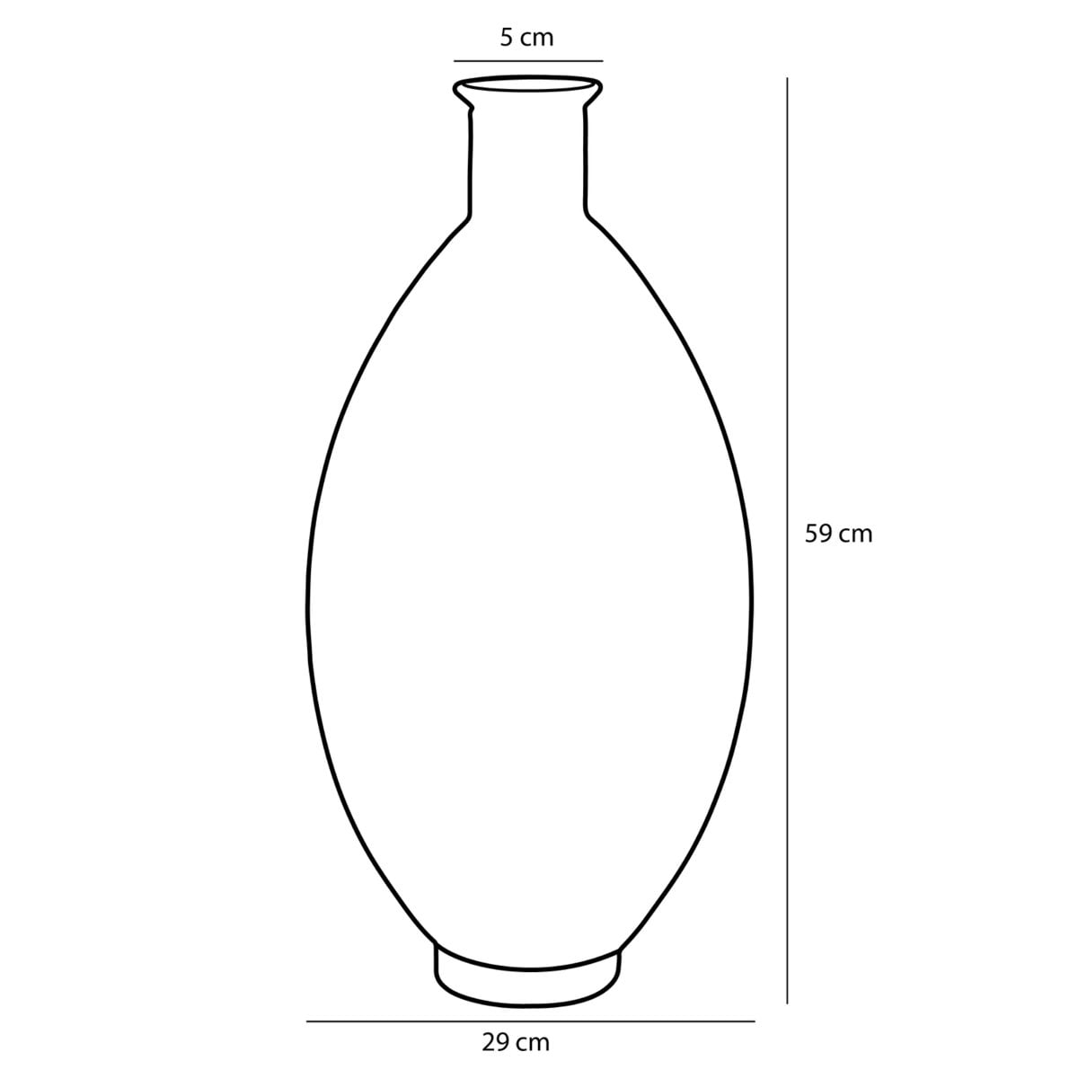 Decoratieve fles Firenza Lichtroze Mica Decorations