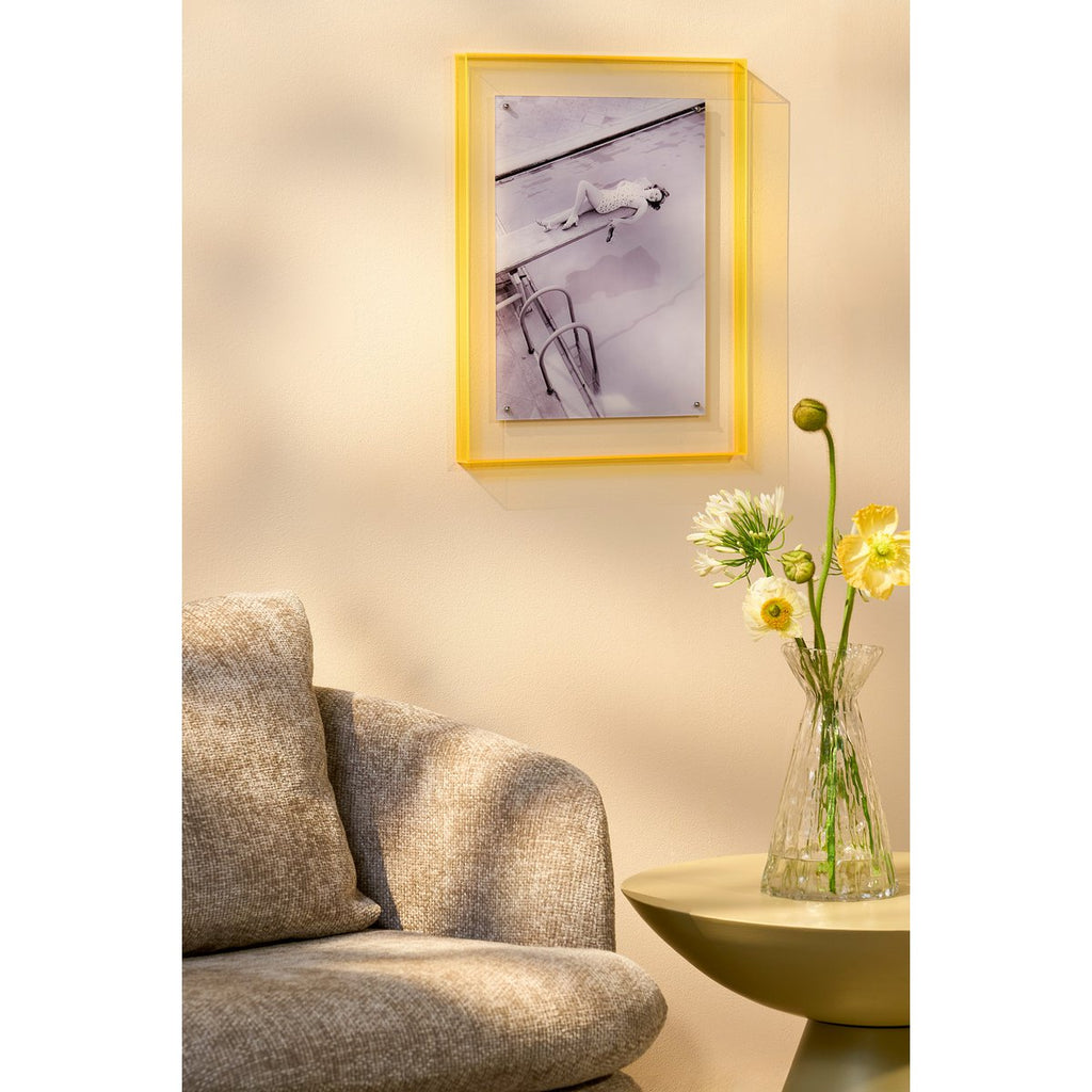 Women Wanddecoratie - L40 x B3 x H50 cm - Acryl - Grijs