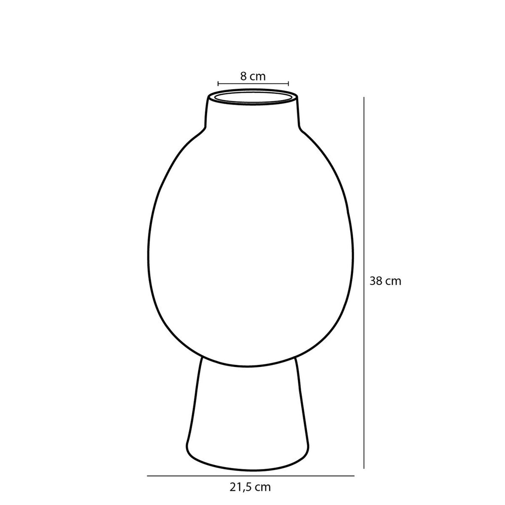 Helma Vaas - H38 x Ø22 cm - Blauw