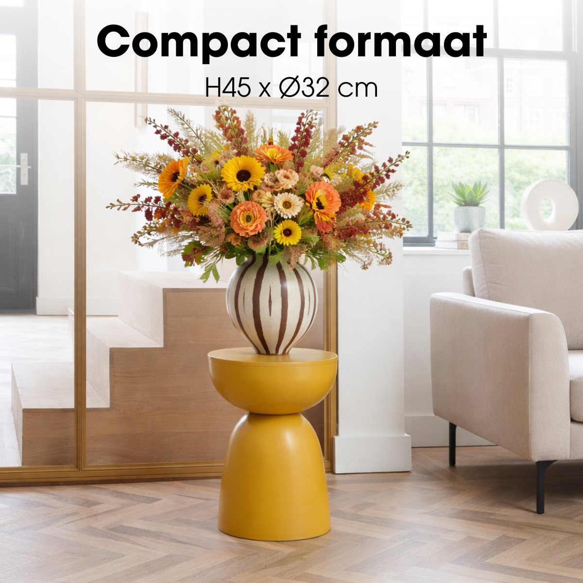 Bijzettafel Elliott Geel Mica Decorations