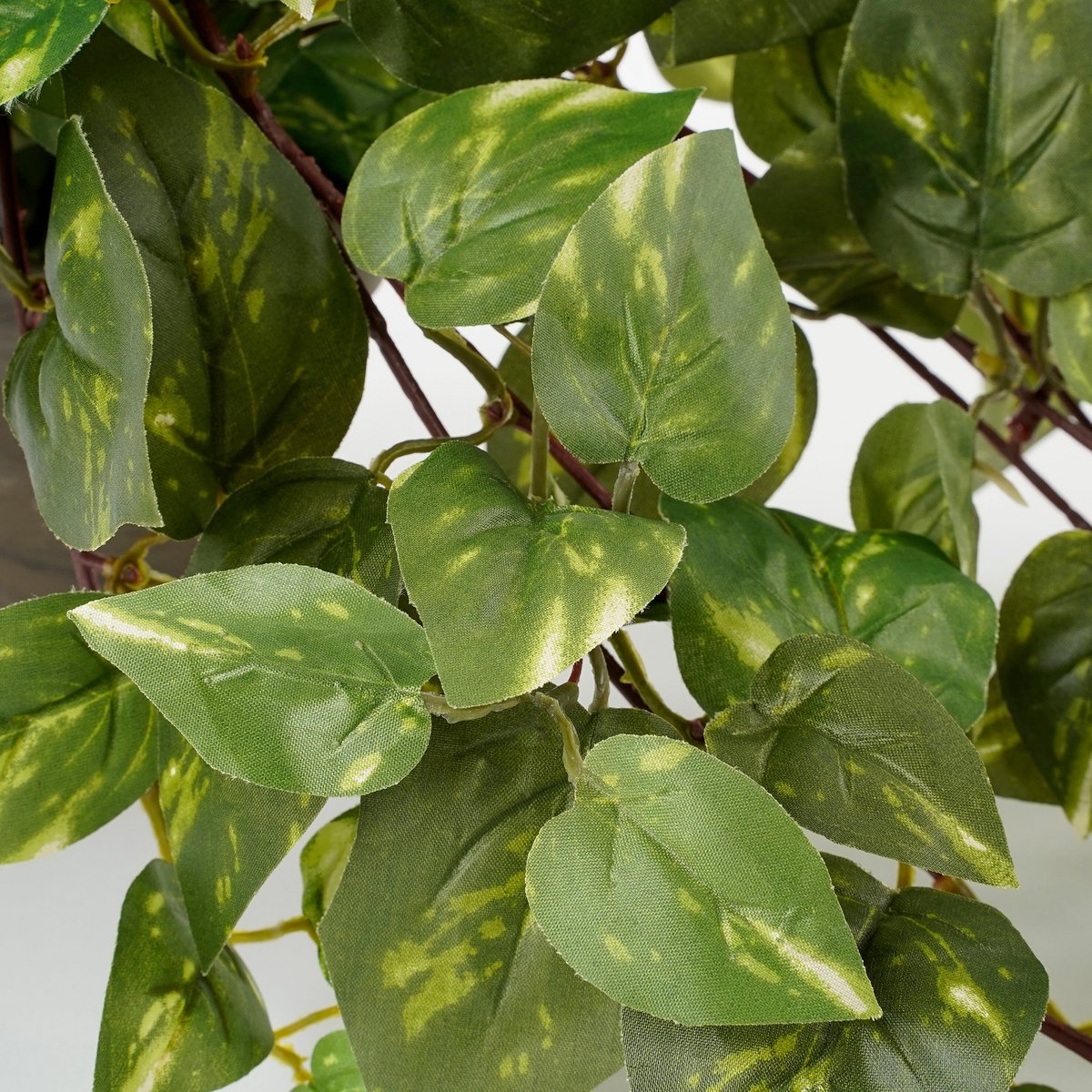 Kunst hangplant Scindapsus hanging Groen Mica Decorations