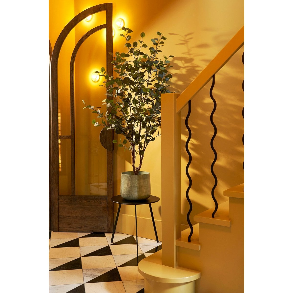 Bloempot binnen Benson Lichtgrijs Mica Decorations
