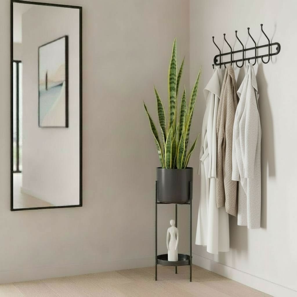 Bloempot binnen Colyn Zwart Mica Decorations