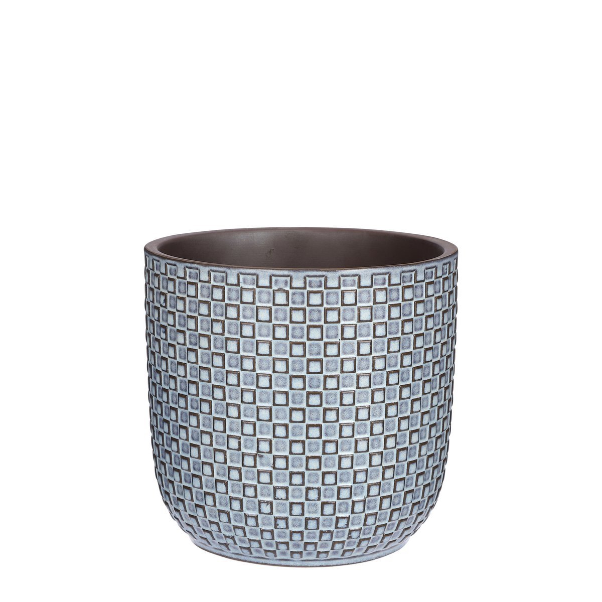 Daan Bloempot - H18 x Ø19 cm - Blauw