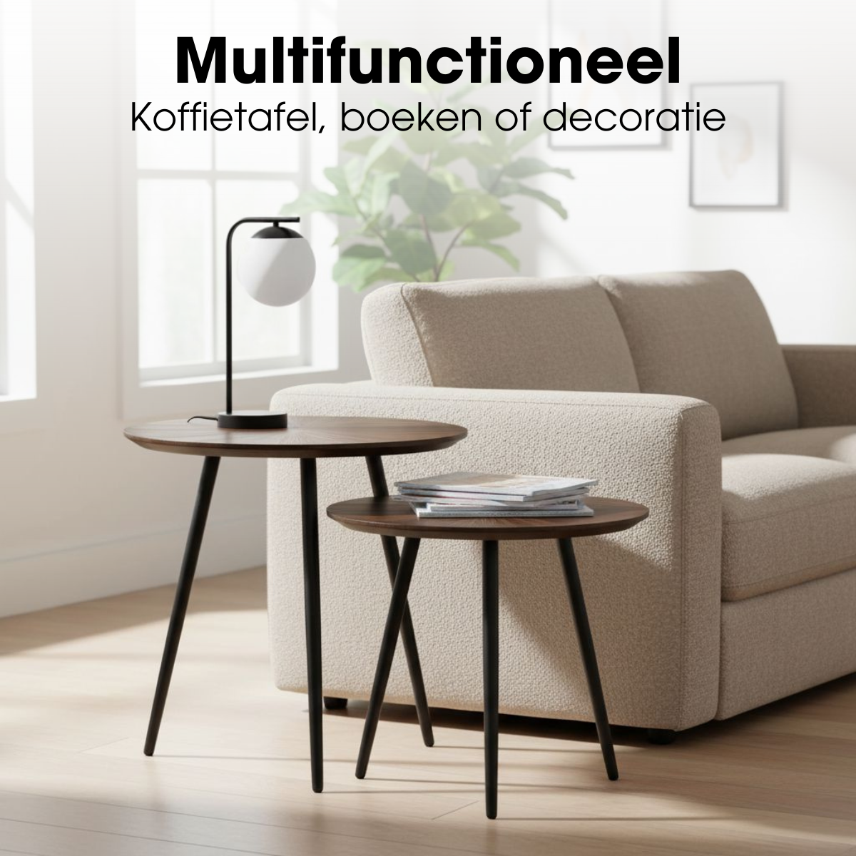 Bijzettafel Dane Bruin Mica Decorations